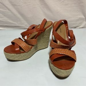 Call It Spring "Wheeleria" Wedge Heel Platforms   Size 8